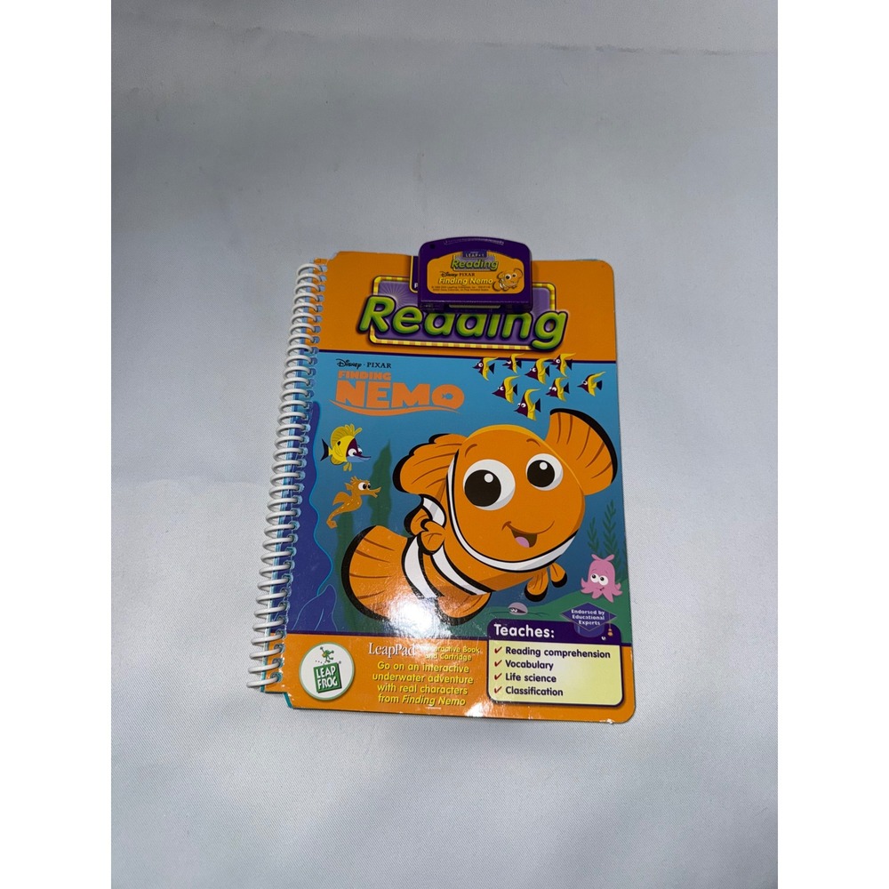 LeapFrog LeapPad Finding Nemo Interactive Book and Cartridge Disney Pixar 30232